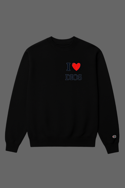 I LOVE DIOS Sweater (Crew Neck)
