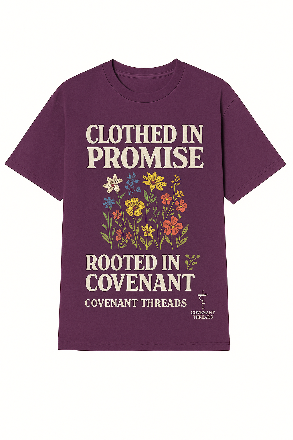 Purple Short Sleeve (Clothed in Promise)